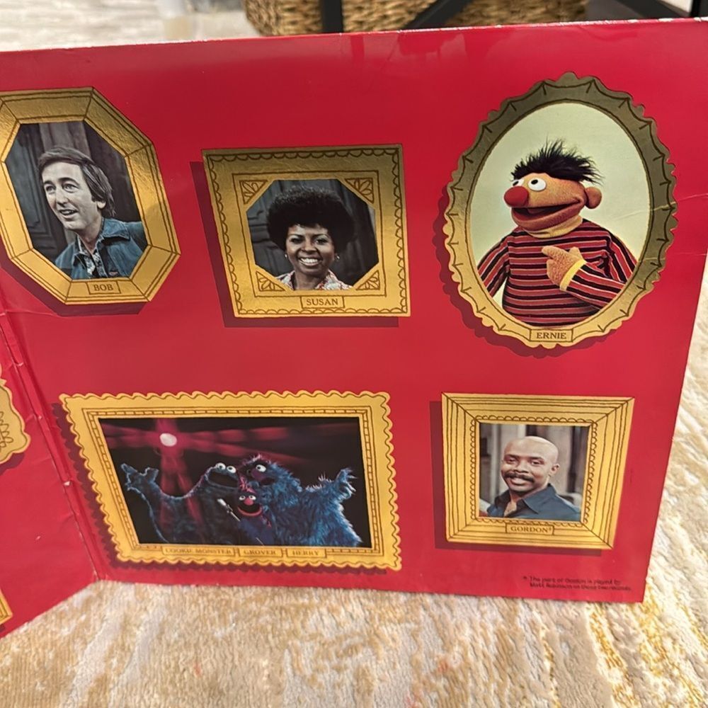 Vintage Jim Henson Muppets Sesame Street GOLD 2 LP RECORD SET CTW 79001 - Picture 4 of 8
